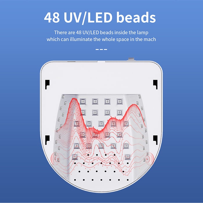 دستگاه لاک خشک کن UV/LED بلوکیو مدل BQV18 |ژینا کالا |zhinakala|
